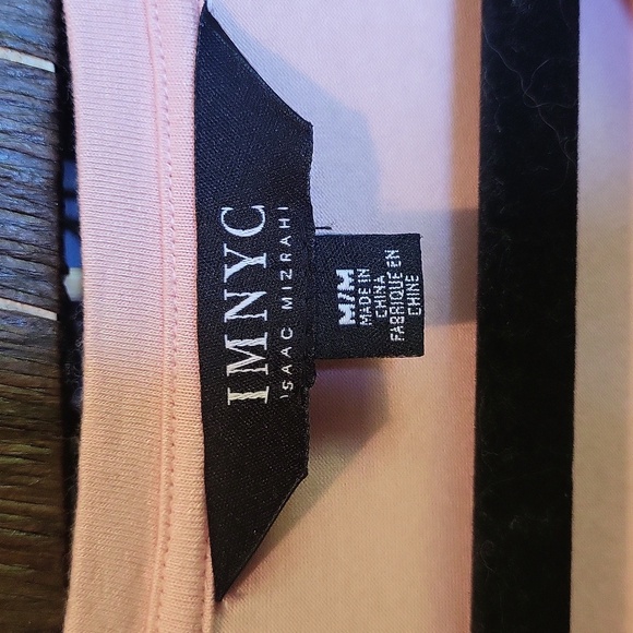 IMNYC Isaac Mizrahi Light Pink Bell Sleeve Blouse - Picture 2 of 7